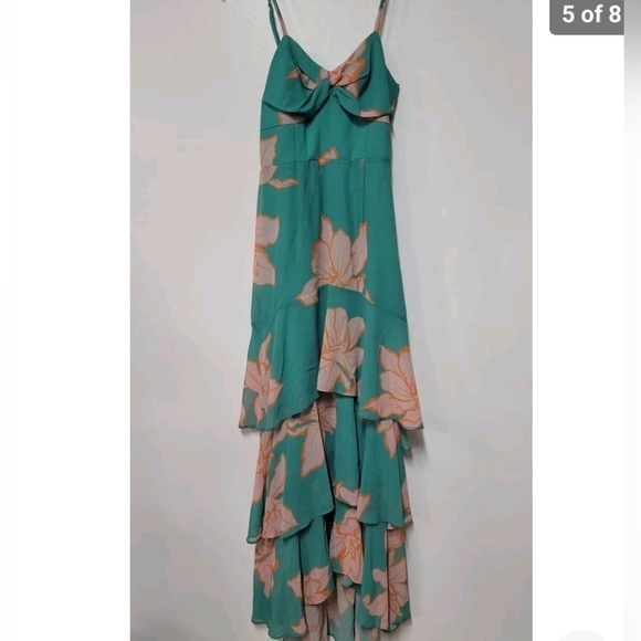 Anthropologie Hutch Floral Tiered Maxi Dress Size 0 - Picture 5 of 8